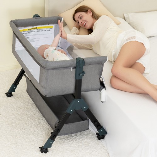 Adjustable baby bedside crib - baby,