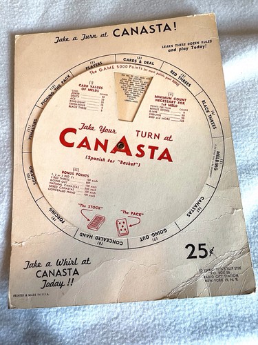 Vtg learn canasta - learn,