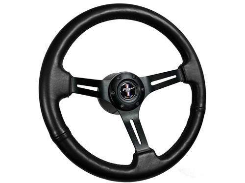 Ford mustang black leather - mustang, 14"