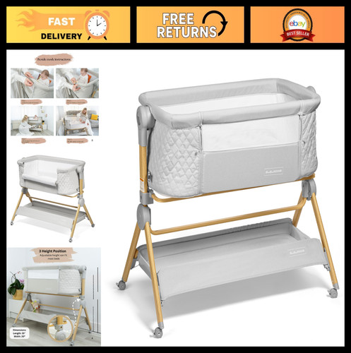 Portable baby bassinet - 3-in-1,
