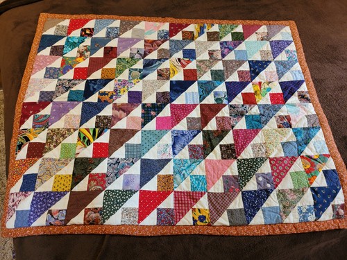 Unique 38x48 patchwork crib - 38x48,