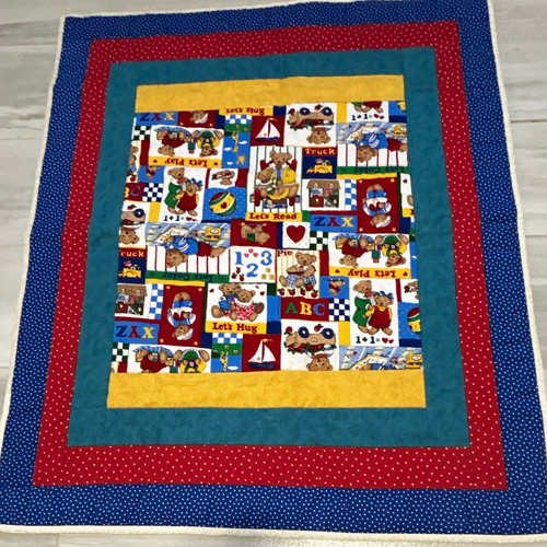 Crib patchwork cotton quilt - crib,