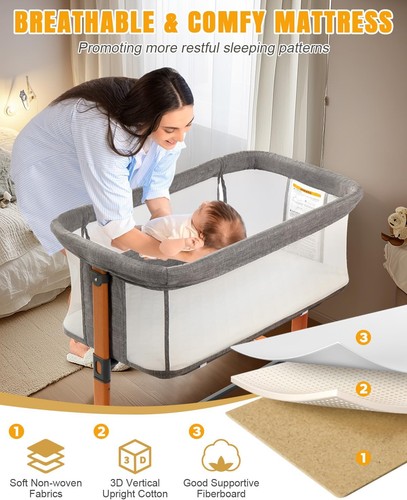 Baby bassinet portable beside - baby, bassinet,portable