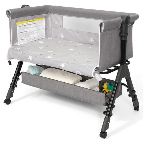 Adjustable baby bedside crib - adjustable,